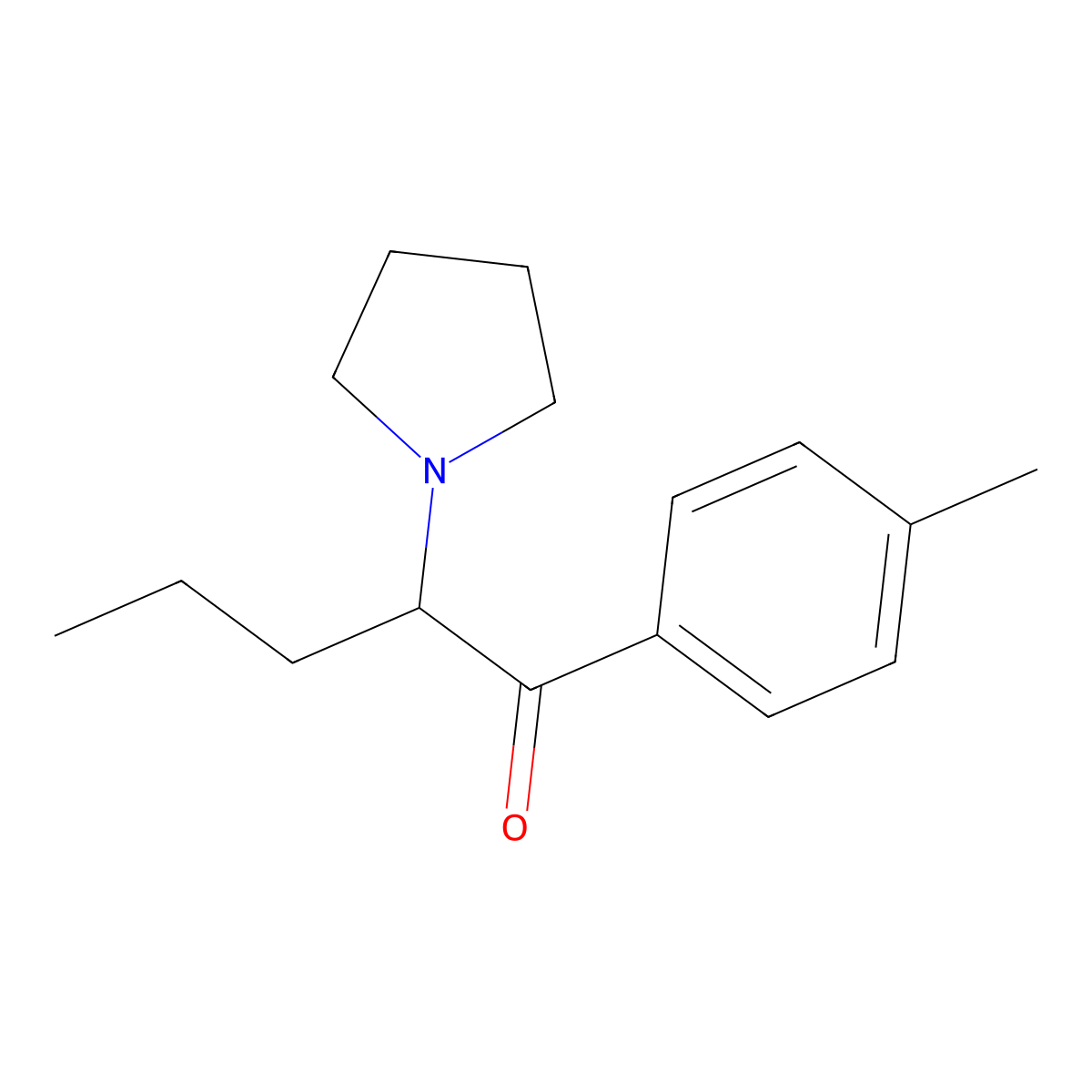 Pyrovalerone molecular structure, CAS 3563-49-3