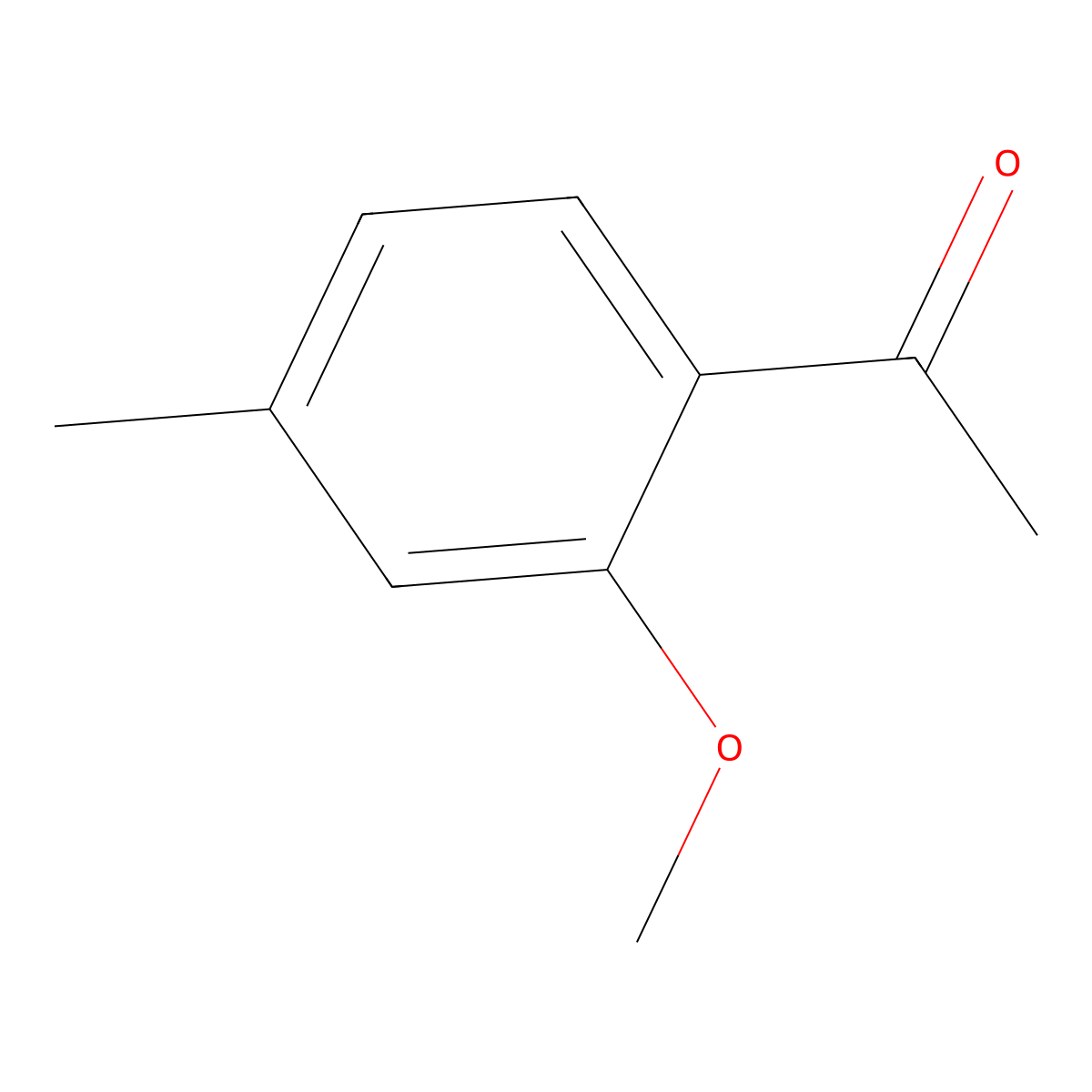 1-(2-Methoxy-4-methylphenyl)ethanone molecular structure, CAS 35633-35-3