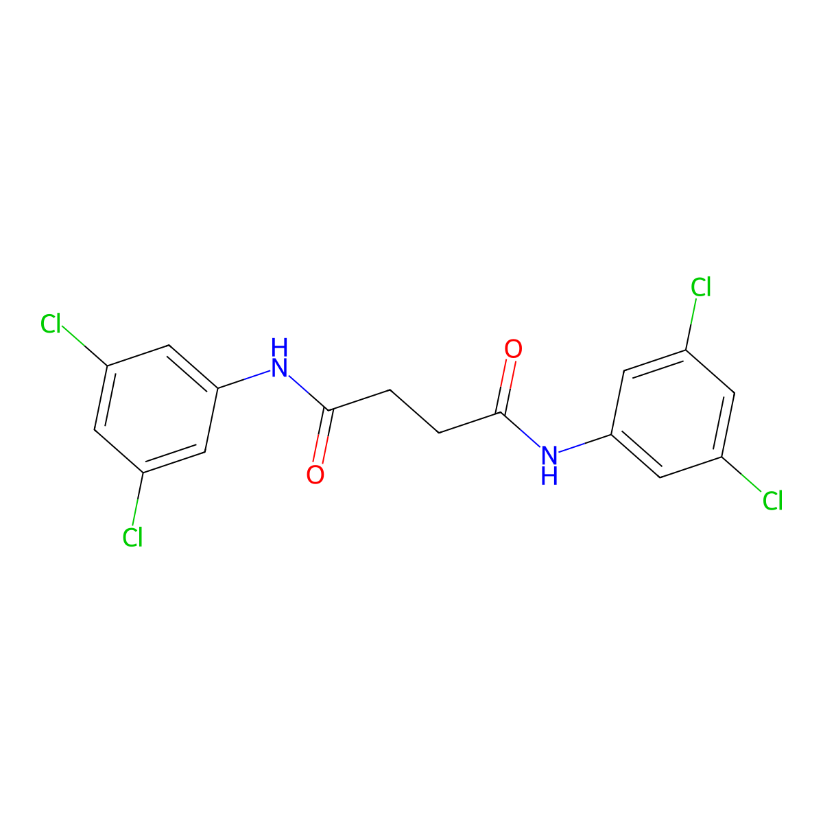 N,N'-bis(3,5-dichlorophenyl)butanediamide molecular structure, CAS 356529-66-3