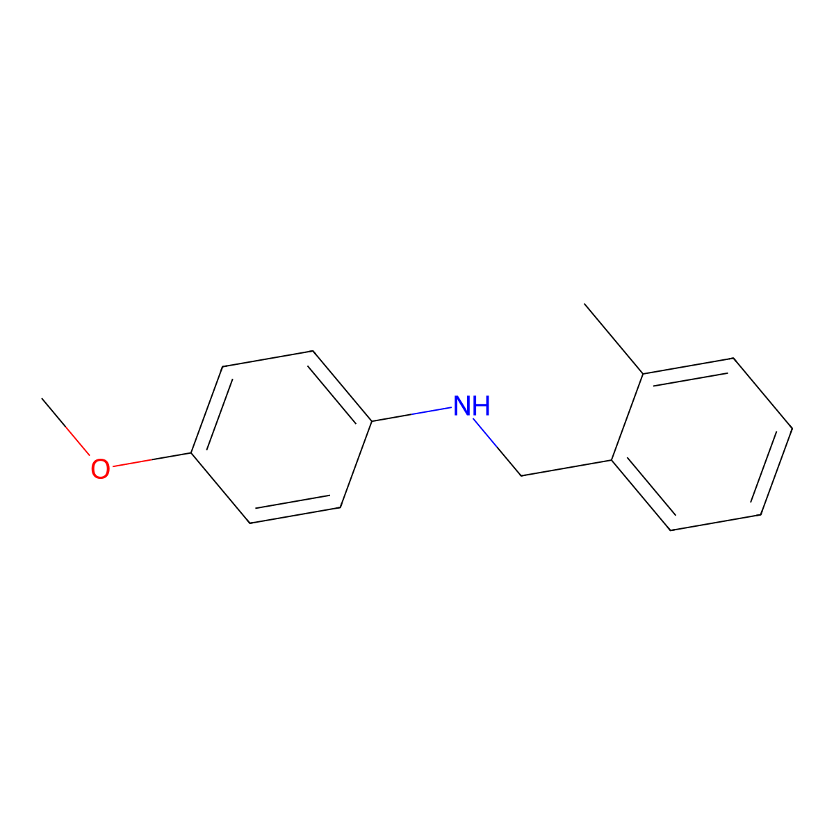 N-(4-Methoxyphenyl)-2-methylbenzenemethanamine molecular structure, CAS 356530-88-6