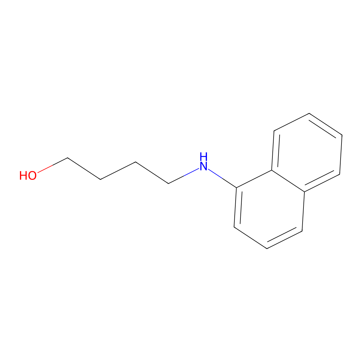 4-(Naphthalen-1-ylamino)butan-1-ol molecular structure, CAS 356539-12-3