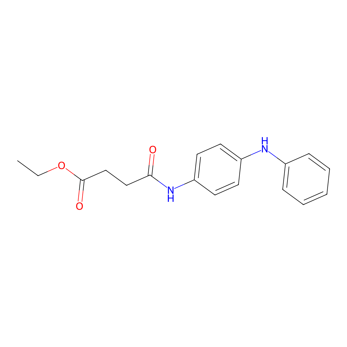 Ethyl 4-(4-anilinoanilino)-4-oxobutanoate molecular structure, CAS 356550-54-4