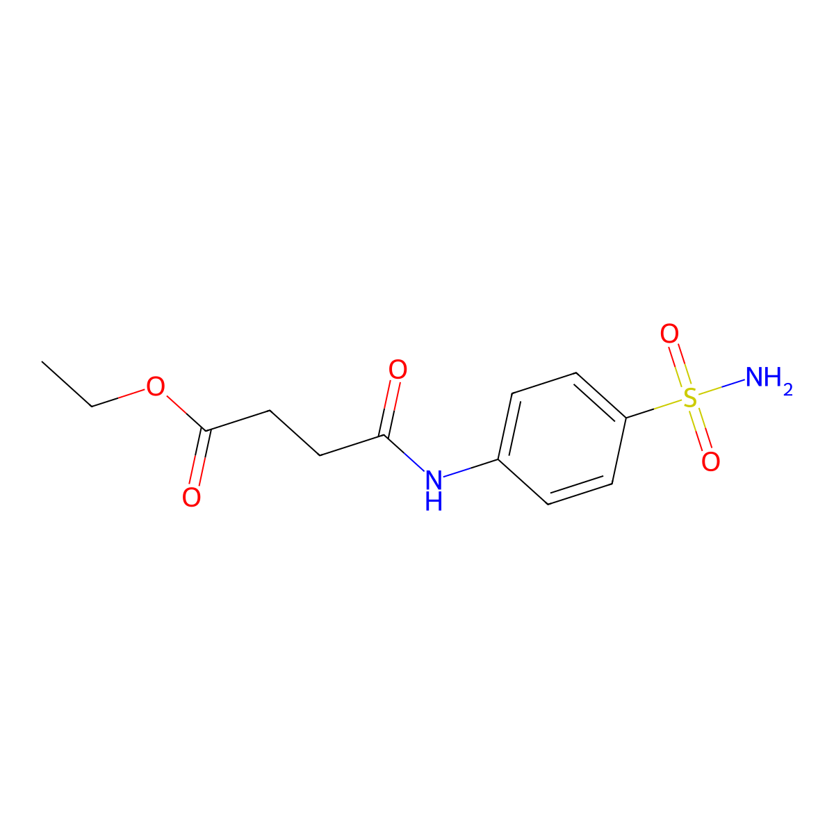 Ethyl 4-oxo-4-(4-sulfamoylanilino)butanoate molecular structure, CAS 356550-61-3