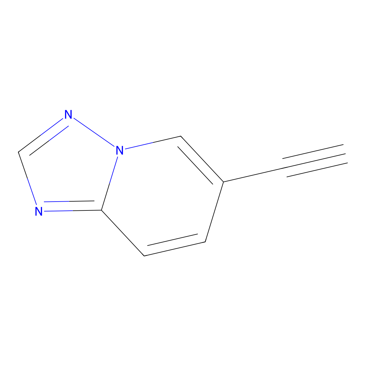 6-Ethynyl-[1,2,4]triazolo[1,5-a]pyridine molecular structure, CAS 356560-82-2
