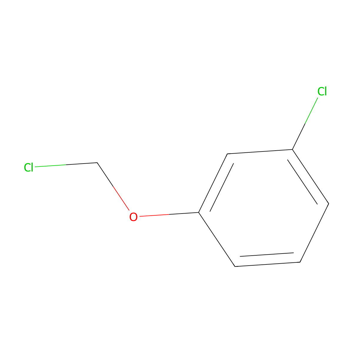 1-Chloro-3-(chloromethoxy)benzene molecular structure, CAS 35657-03-5