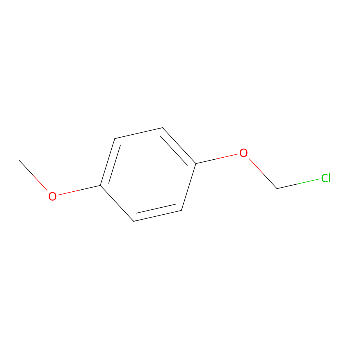 1-(Chloromethoxy)-4-methoxybenzene molecular structure, CAS 35657-08-0