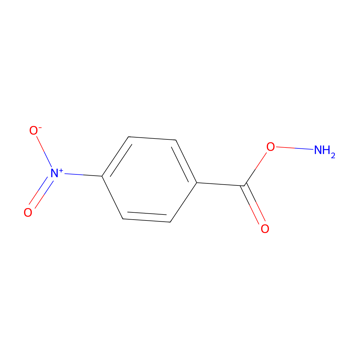Amino 4-nitrobenzoate molecular structure, CAS 35657-36-4