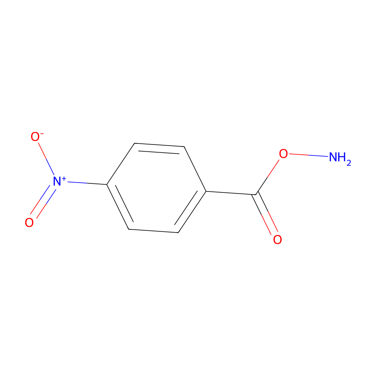 Amino 4-nitrobenzoate molecular structure, CAS 35657-36-4