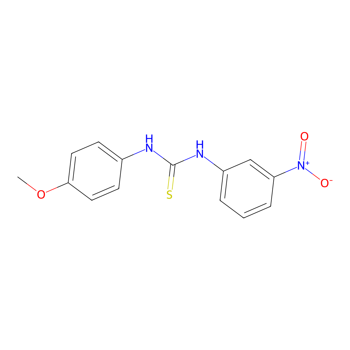 1-(4-Methoxyphenyl)-3-(3-nitrophenyl)thiourea molecular structure, CAS 356573-28-9