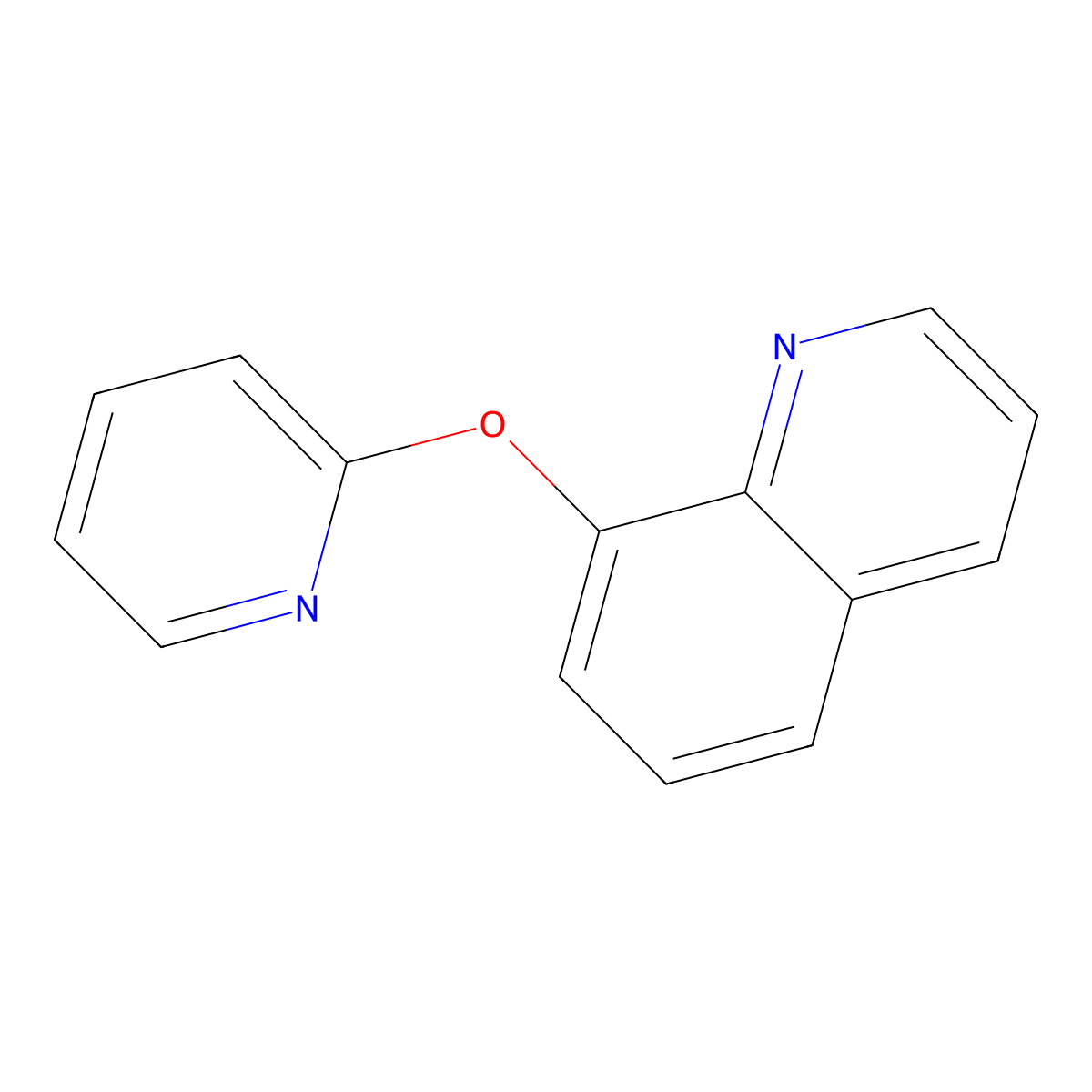 8-(2-Pyridinyloxy)quinoline molecular structure, CAS 356580-90-0