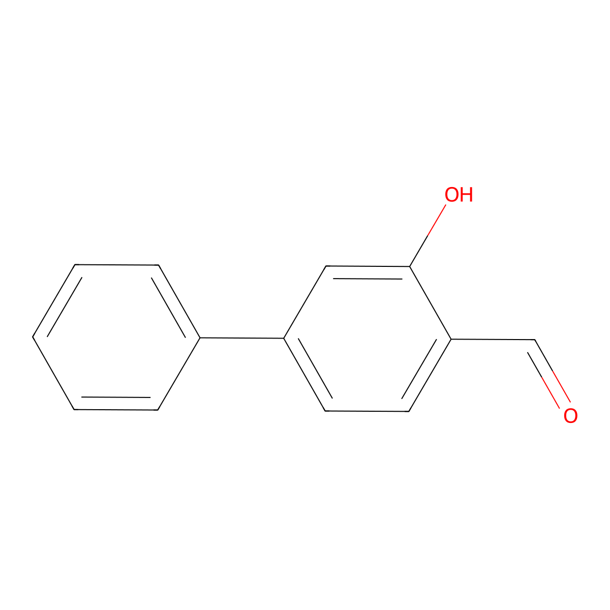 2-Formyl-5-phenylphenol molecular structure, CAS 35664-67-6