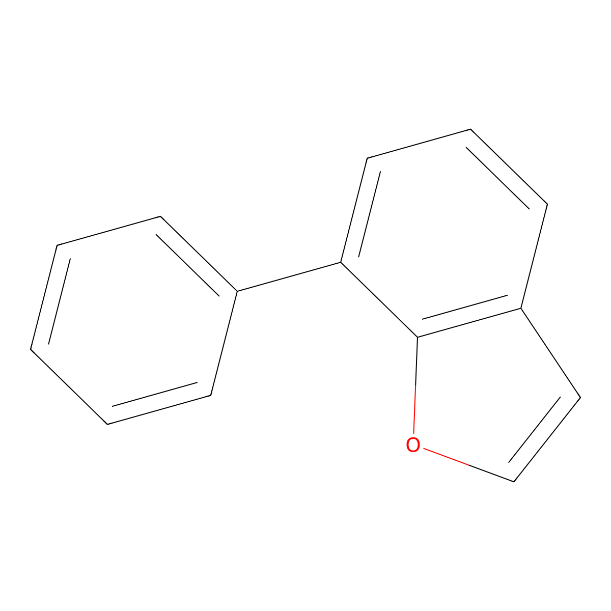 7-Phenylbenzofuran molecular structure, CAS 35664-72-3
