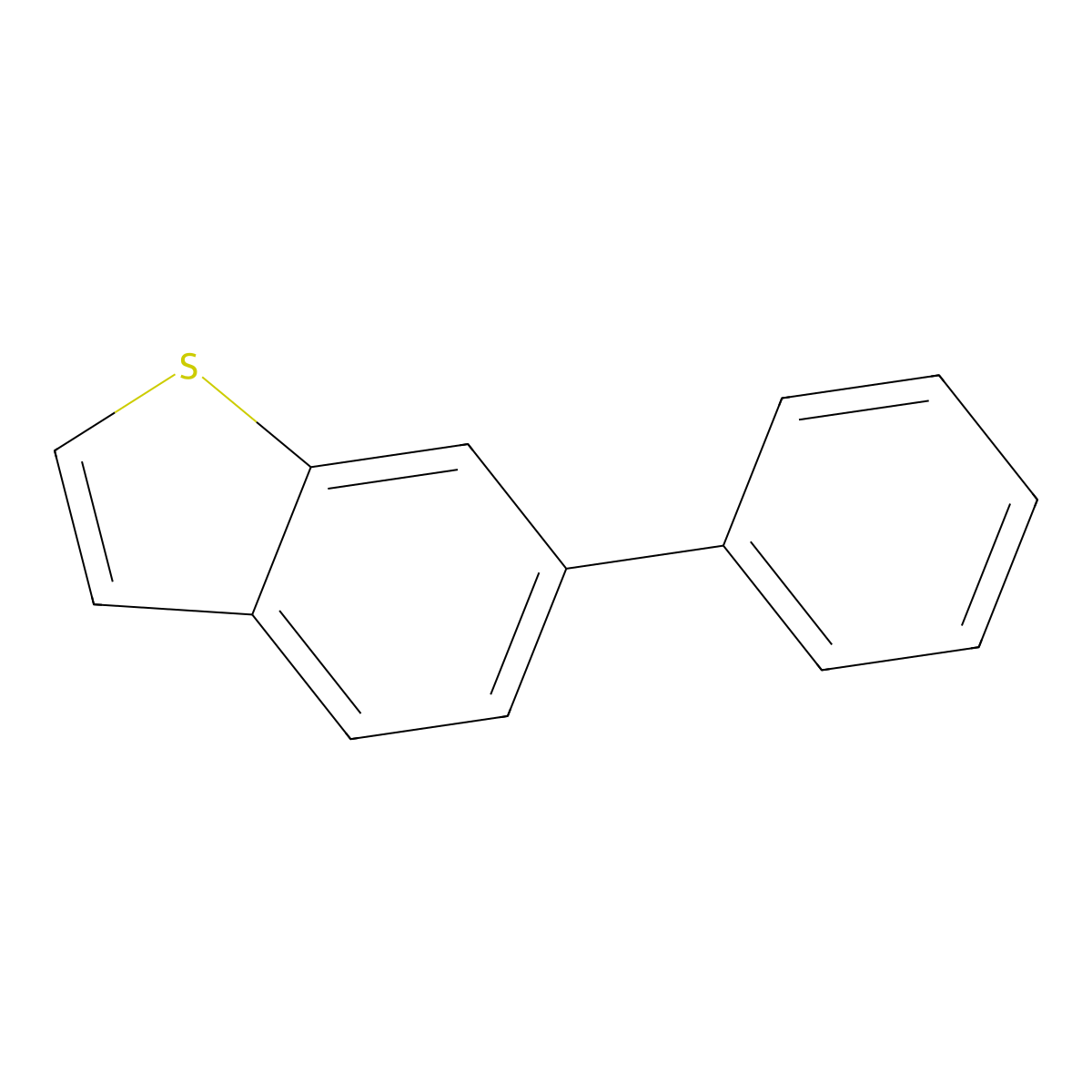6-Phenylbenzo[b]thiophene molecular structure, CAS 35664-73-4