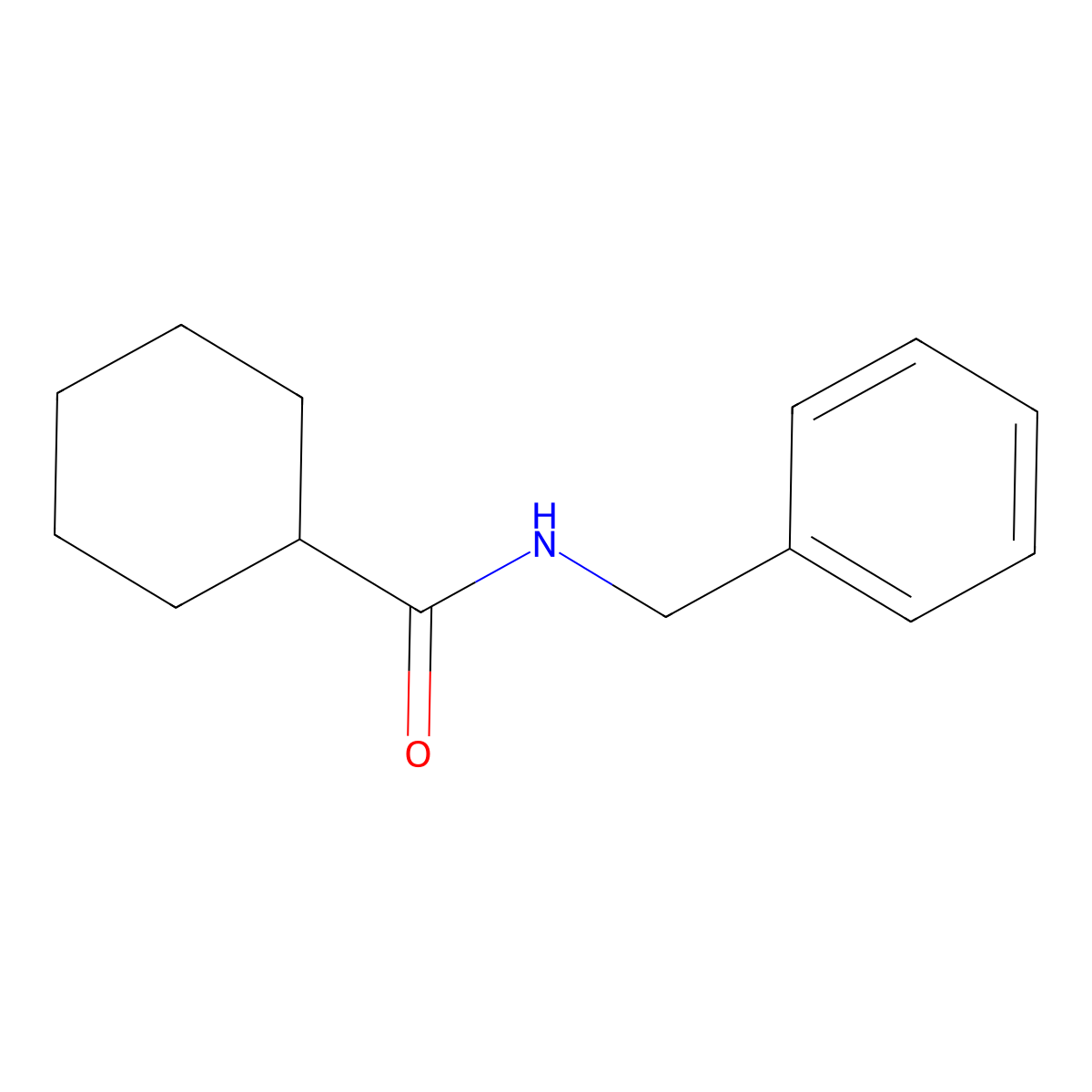 N-benzylcyclohexanecarboxamide molecular structure, CAS 35665-26-0