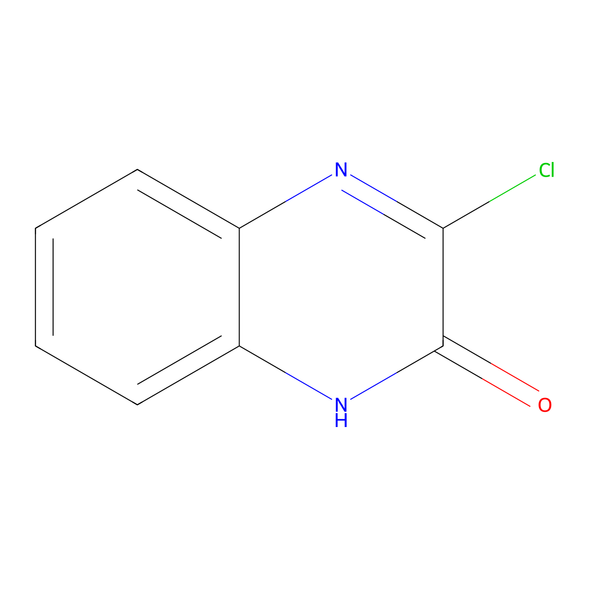 3-Chloroquinoxalin-2-ol molecular structure, CAS 35676-70-1