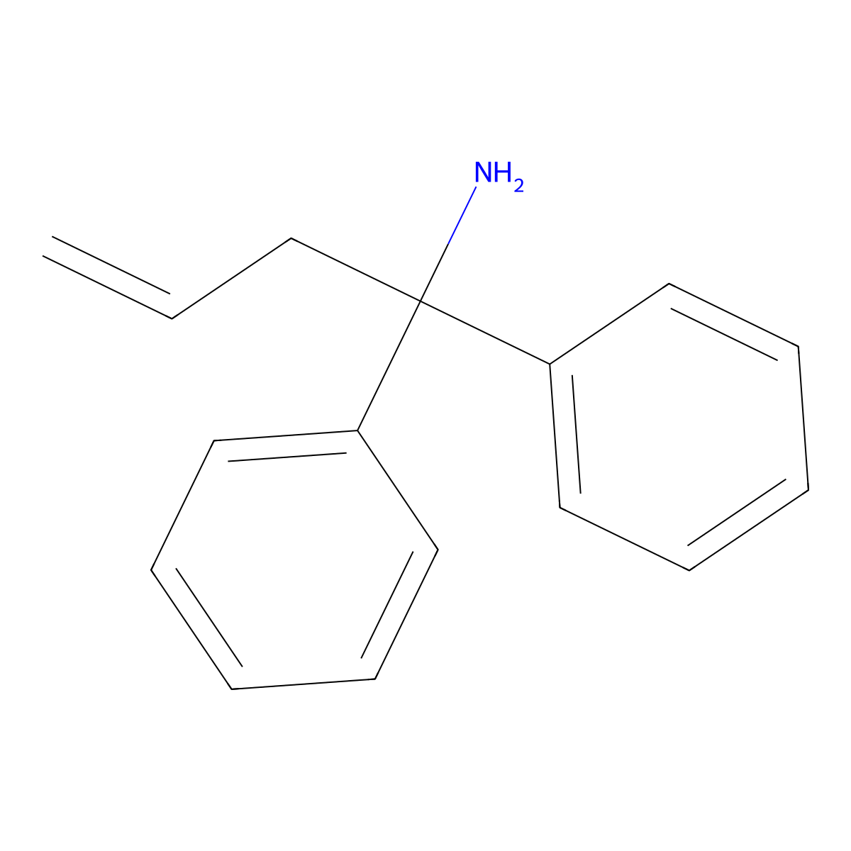 1,1-Diphenylbut-3-en-1-amine molecular structure, CAS 356762-89-5