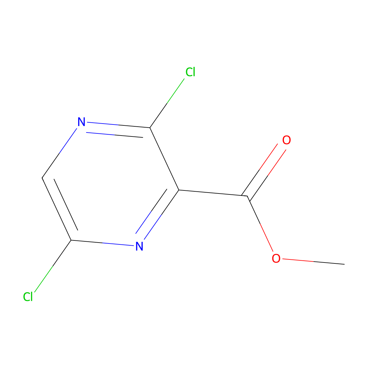 Methyl 3,6-dichloropyrazine-2-carboxylate molecular structure, CAS 356783-14-7