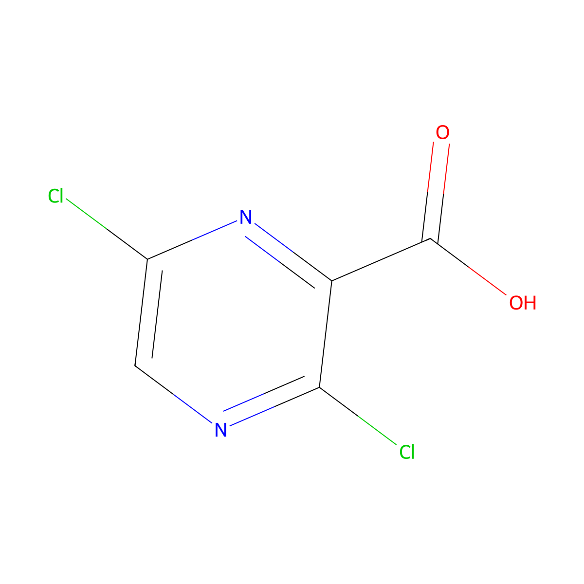 3,6-Dichloropyrazine-2-carboxylic acid molecular structure, CAS 356783-15-8