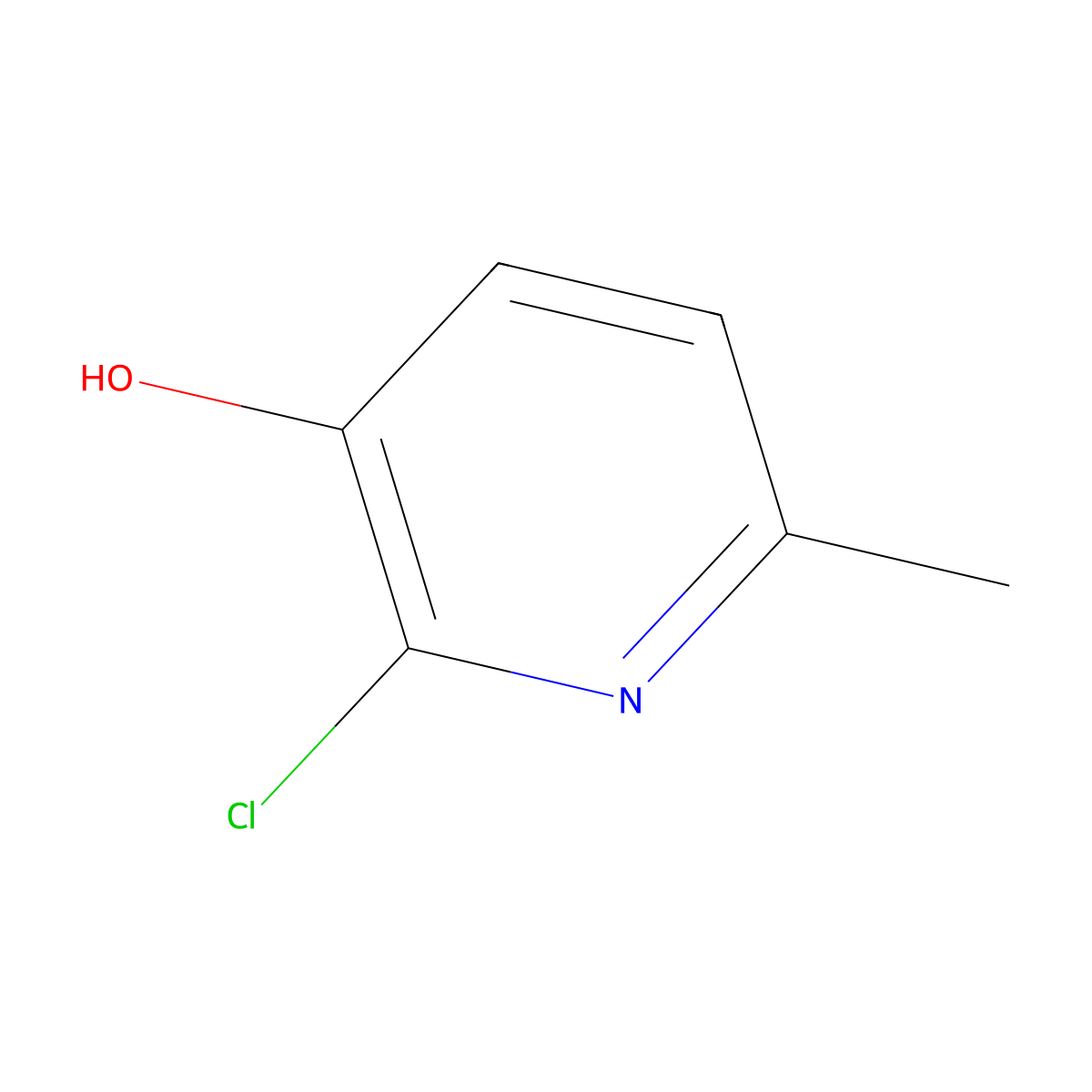2-Chloro-6-methylpyridin-3-ol molecular structure, CAS 35680-24-1