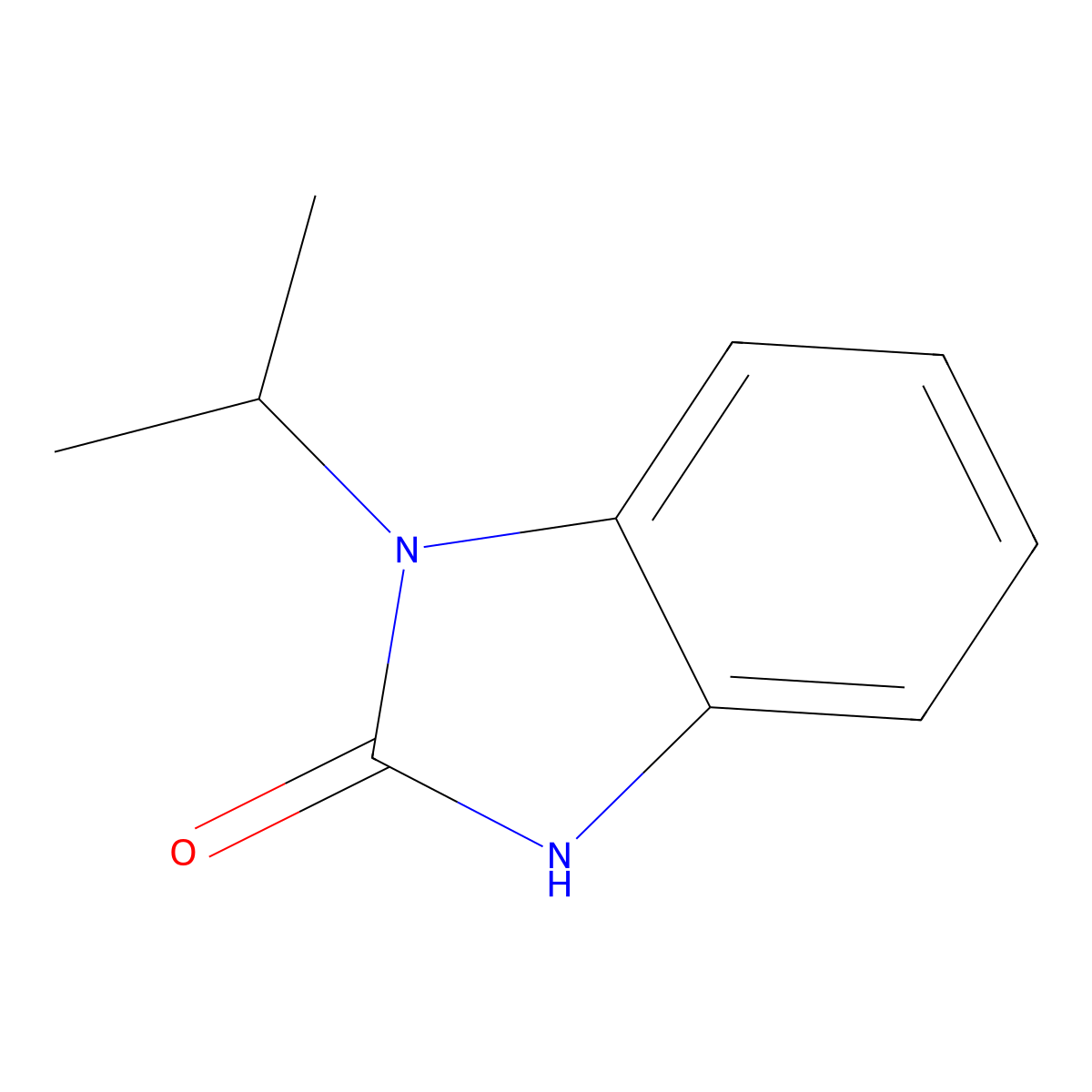 1-(Propan-2-yl)-1,3-dihydro-2H-benzimidazol-2-one molecular structure, CAS 35681-40-4