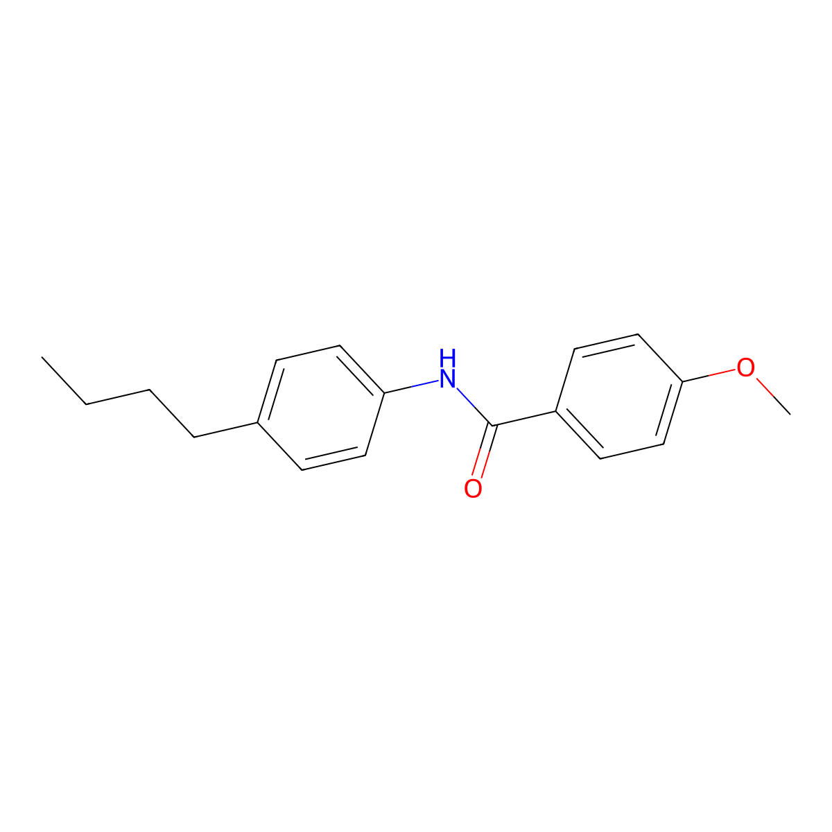 N-(4-butylphenyl)-4-methoxybenzamide molecular structure, CAS 35684-24-3