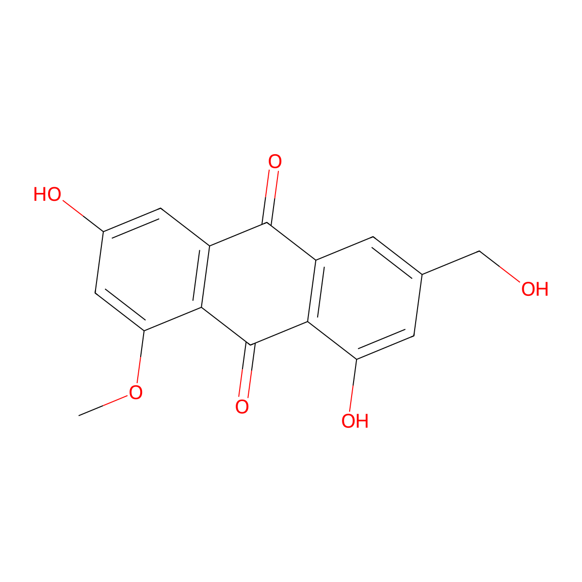 Questinol molecular structure, CAS 35688-09-6