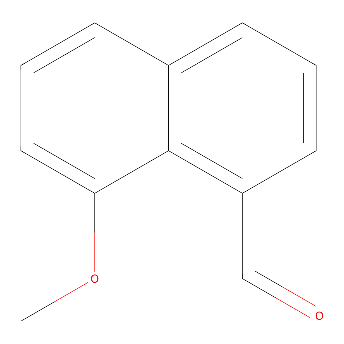 8-Methoxynaphthalene-1-carbaldehyde molecular structure, CAS 35689-27-1