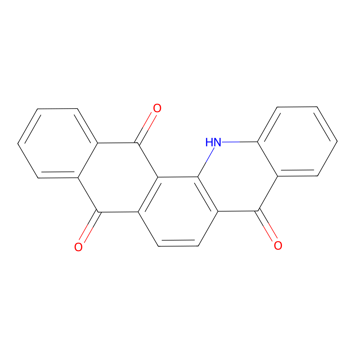 Naphth(2,3-c)acridine-5,8,14(13H)-trione molecular structure, CAS 3569-01-5