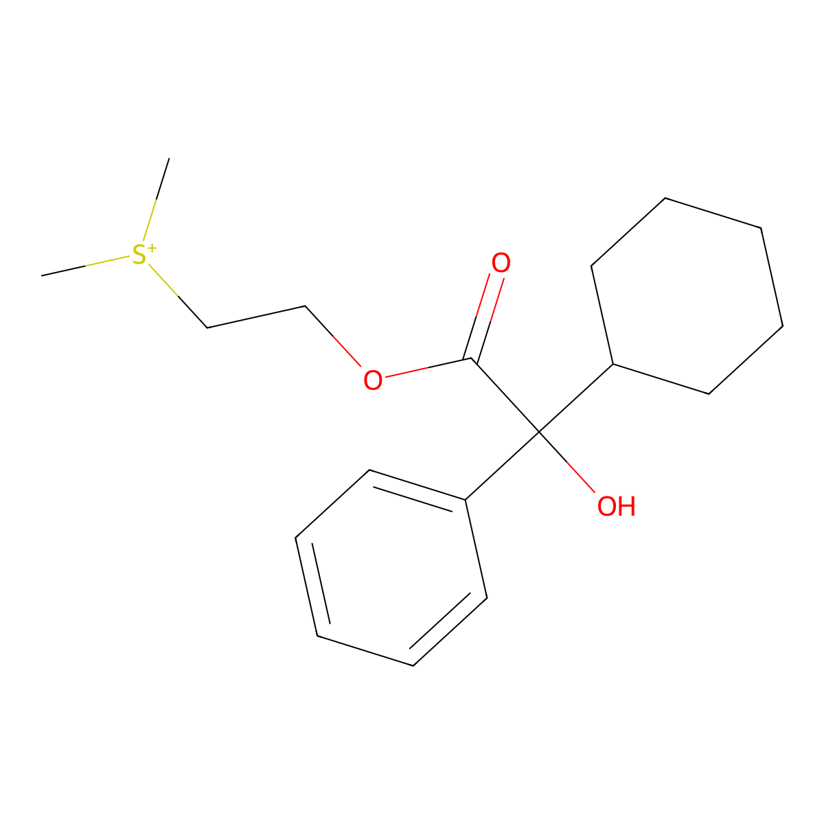 Oxysonium molecular structure, CAS 3569-58-2