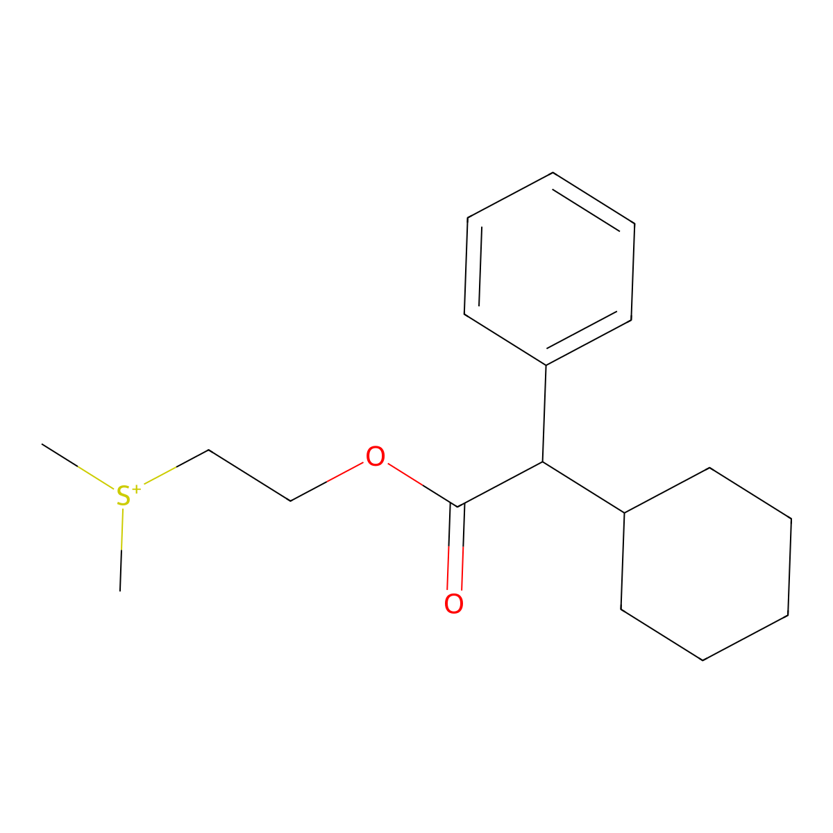 Hexasonium molecular structure, CAS 3569-59-3