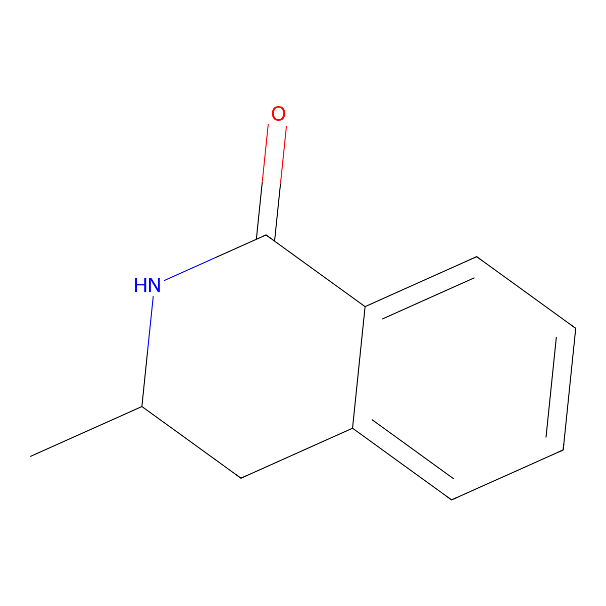 3-Methyl-3,4-dihydroisoquinolin-1(2H)-one molecular structure, CAS 35690-67-6