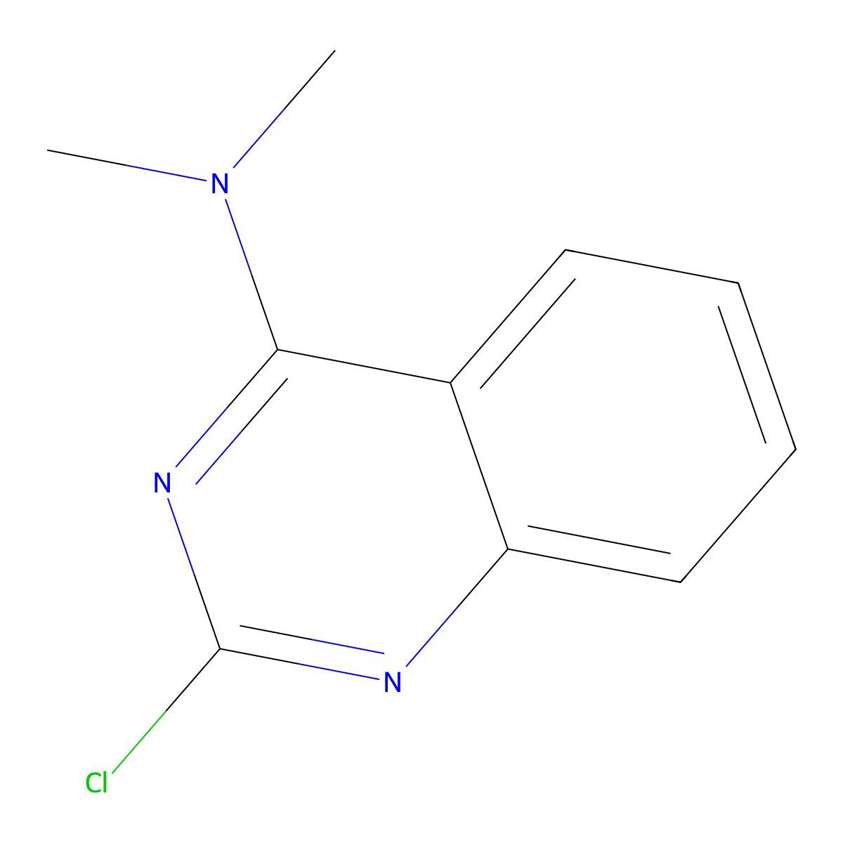 2-Chloro-N,N-dimethylquinazolin-4-amine molecular structure, CAS 35691-16-8
