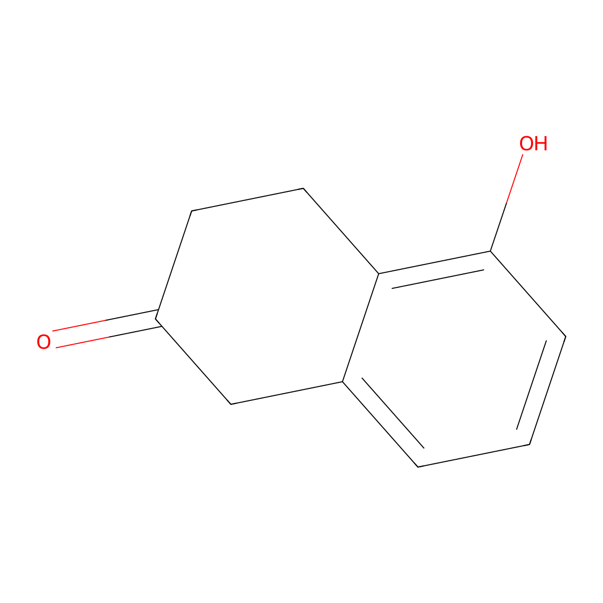 5-Hydroxy-2-tetralone molecular structure, CAS 35697-10-0