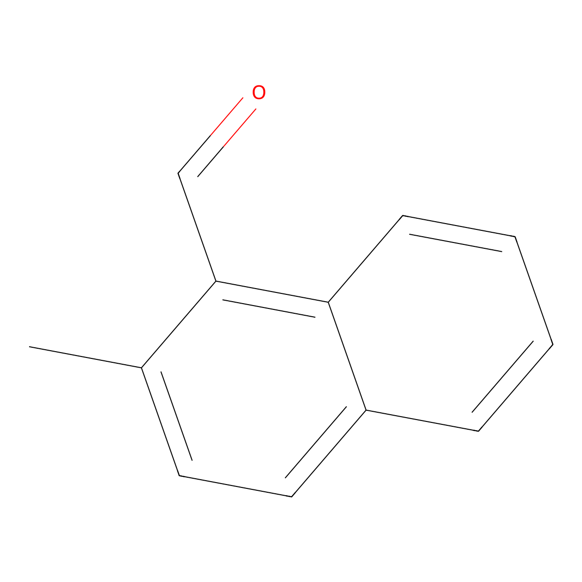 2-Methyl-1-naphthaldehyde molecular structure, CAS 35699-44-6