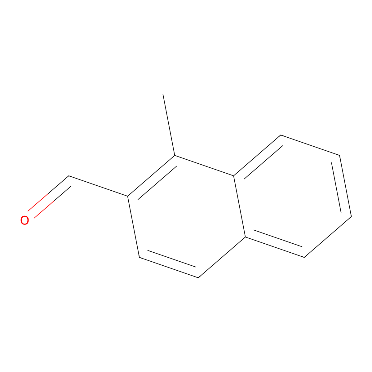1-Methylnaphthalene-2-carbaldehyde molecular structure, CAS 35699-45-7