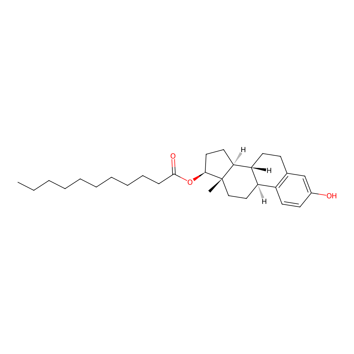 Estradiol Undecylate molecular structure, CAS 3571-53-7