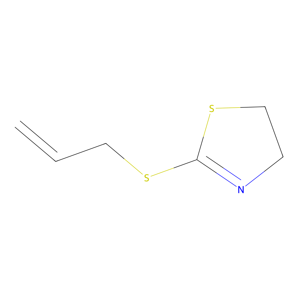 2-(Allylthio)-2-thiazoline molecular structure, CAS 3571-74-2