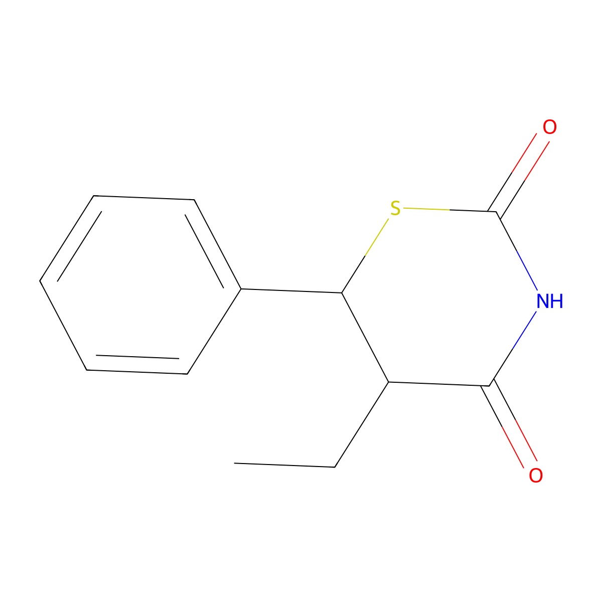 Phenylthiodione molecular structure, CAS 3571-78-6