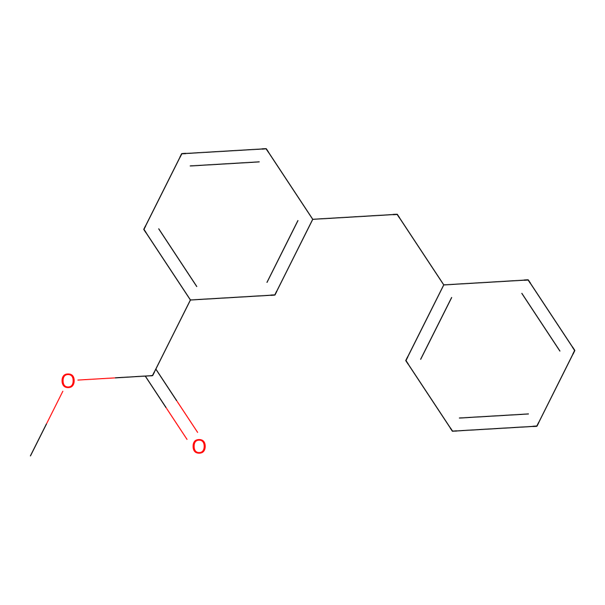Methyl 3-benzylbenzoate molecular structure, CAS 35714-17-1