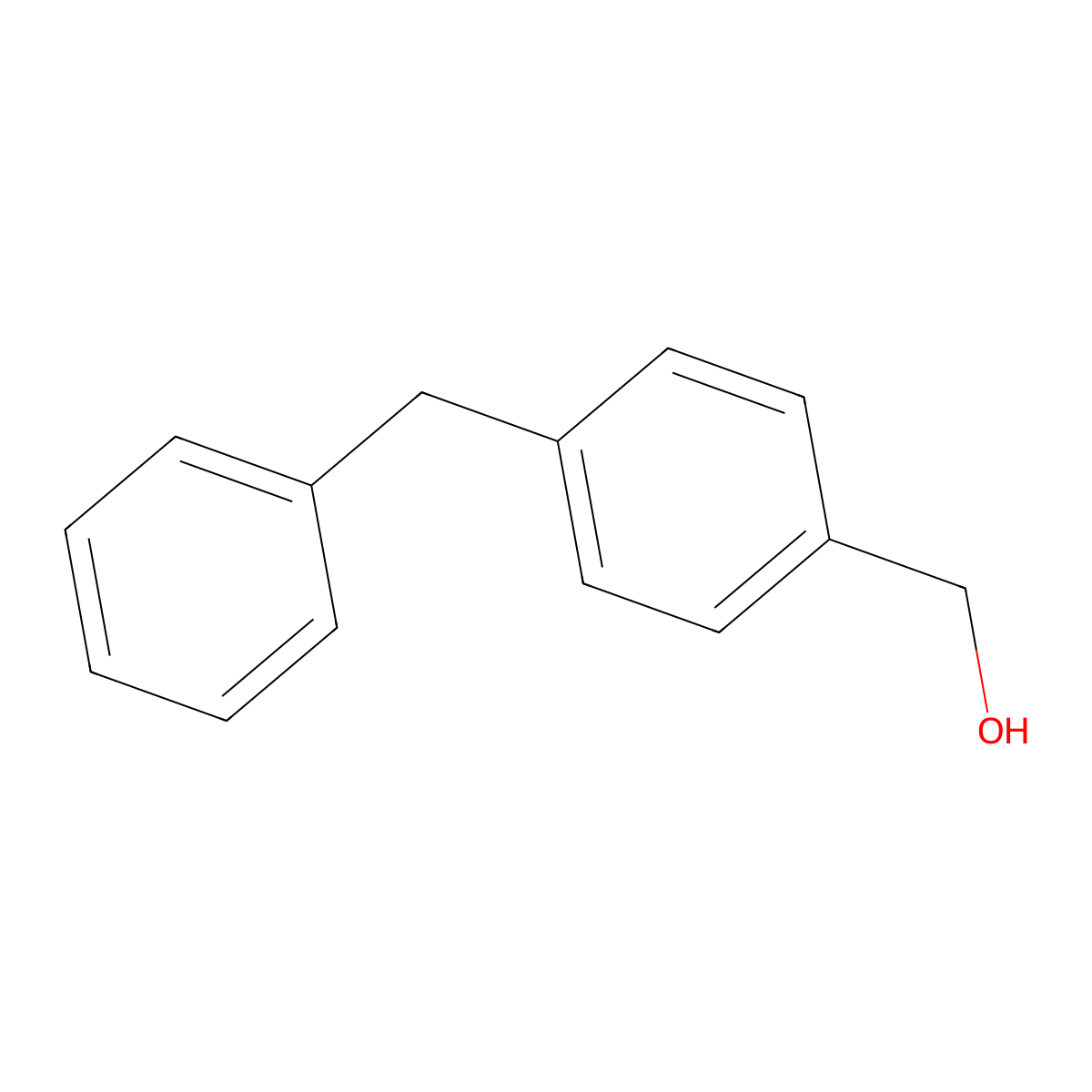 4-(Phenylmethyl)benzenemethanol molecular structure, CAS 35714-20-6