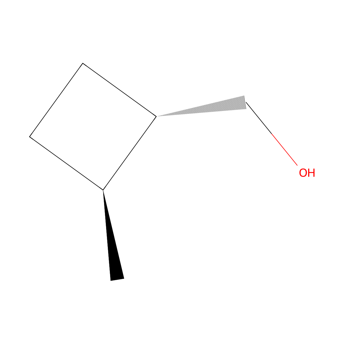 [(1S,2S)-2-Methylcyclobutyl]methanol molecular structure, CAS 357154-33-7