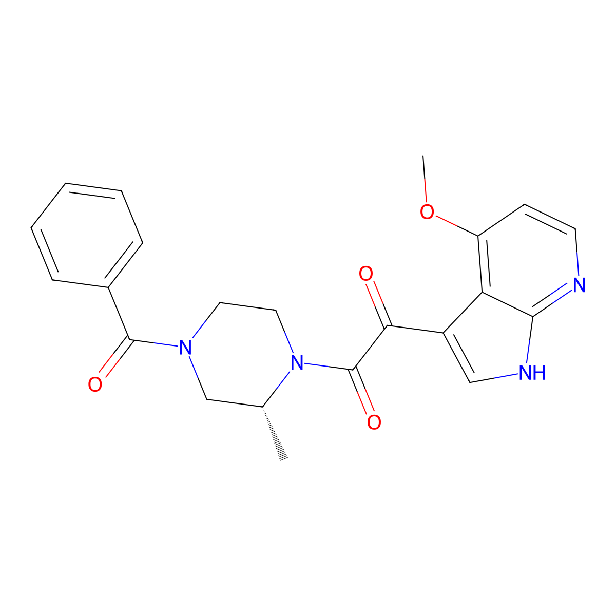 Bms-378806 molecular structure, CAS 357263-13-9