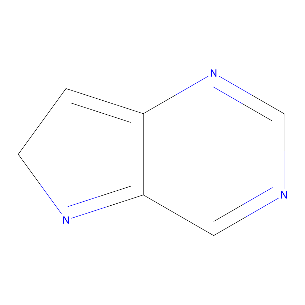 6H-Pyrrolo[3,2-d]pyrimidine molecular structure, CAS 3573-29-3