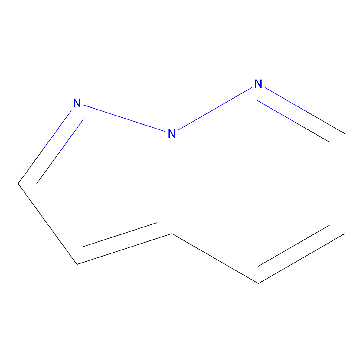 Pyrazolo[1,5-b]pyridazine molecular structure, CAS 35731-27-2