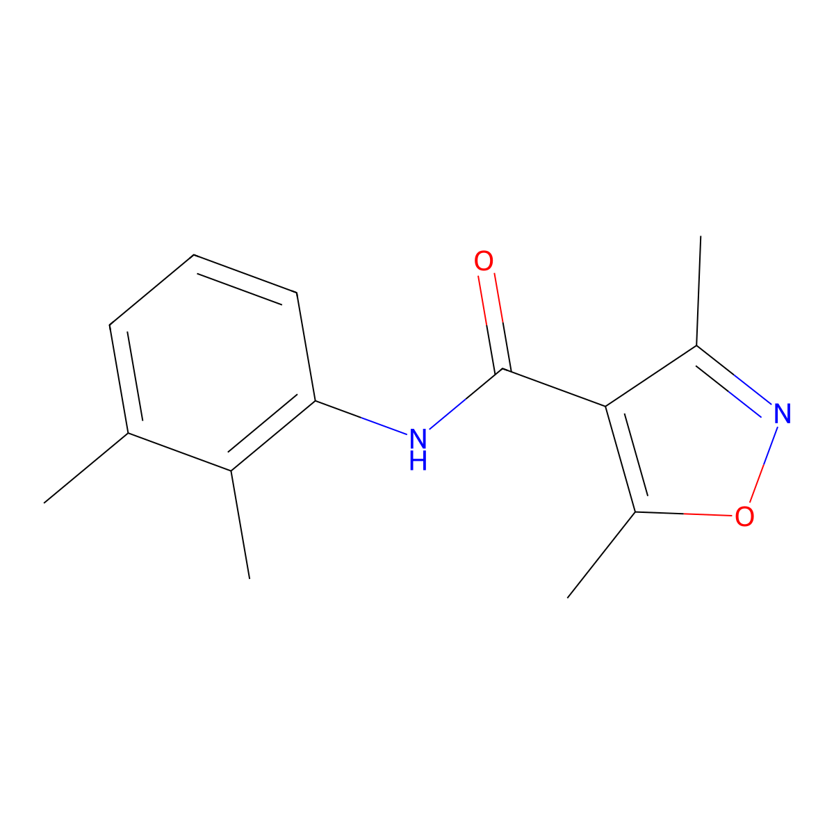 N-(2,3-dimethylphenyl)-3,5-dimethyl-4-isoxazolecarboxamide molecular structure, CAS 357326-67-1