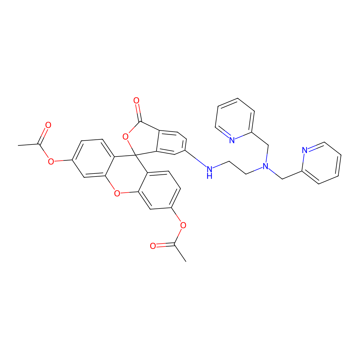 ZnAF-2 DA molecular structure, CAS 357339-96-9