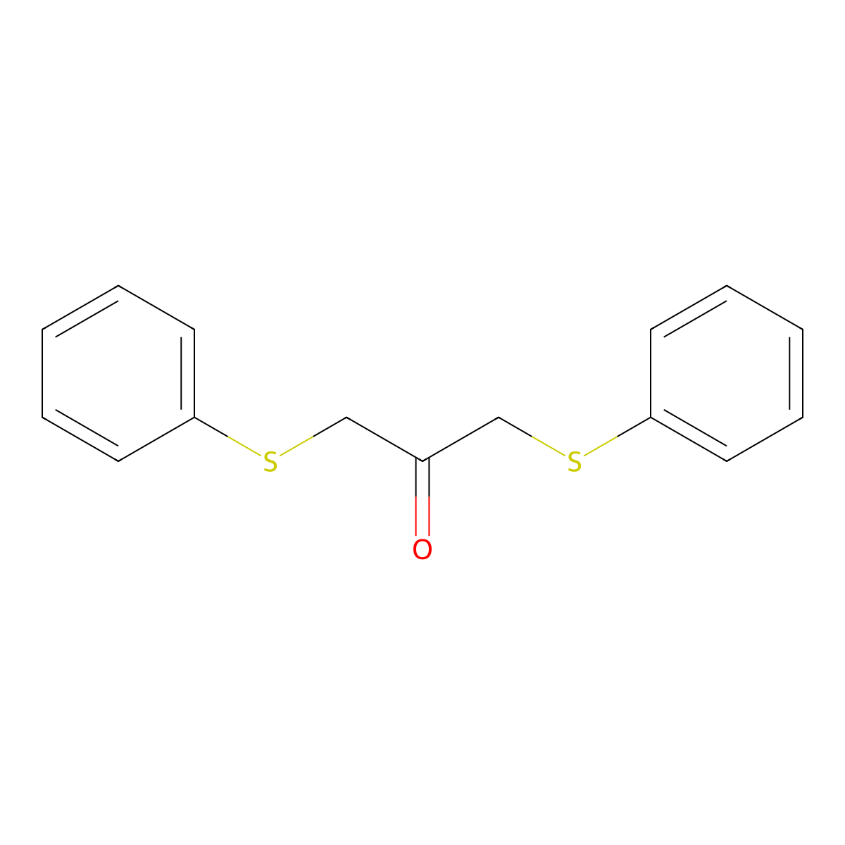 1,3-Bis(phenylsulfanyl)propan-2-one molecular structure, CAS 35737-59-8