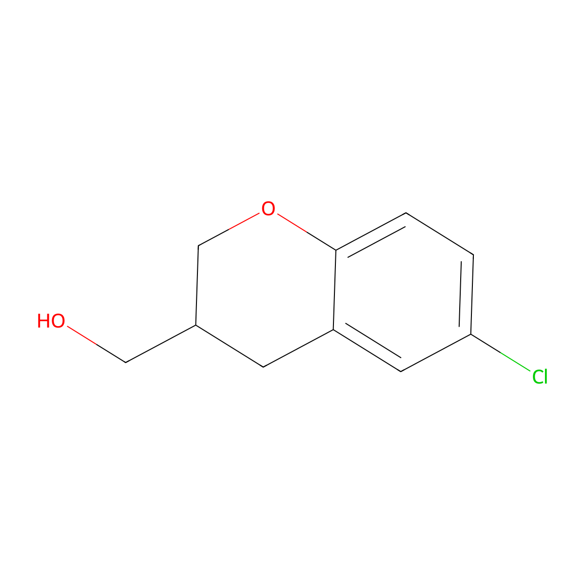 (6-Chlorochroman-3-YL)methanol molecular structure, CAS 357396-09-9