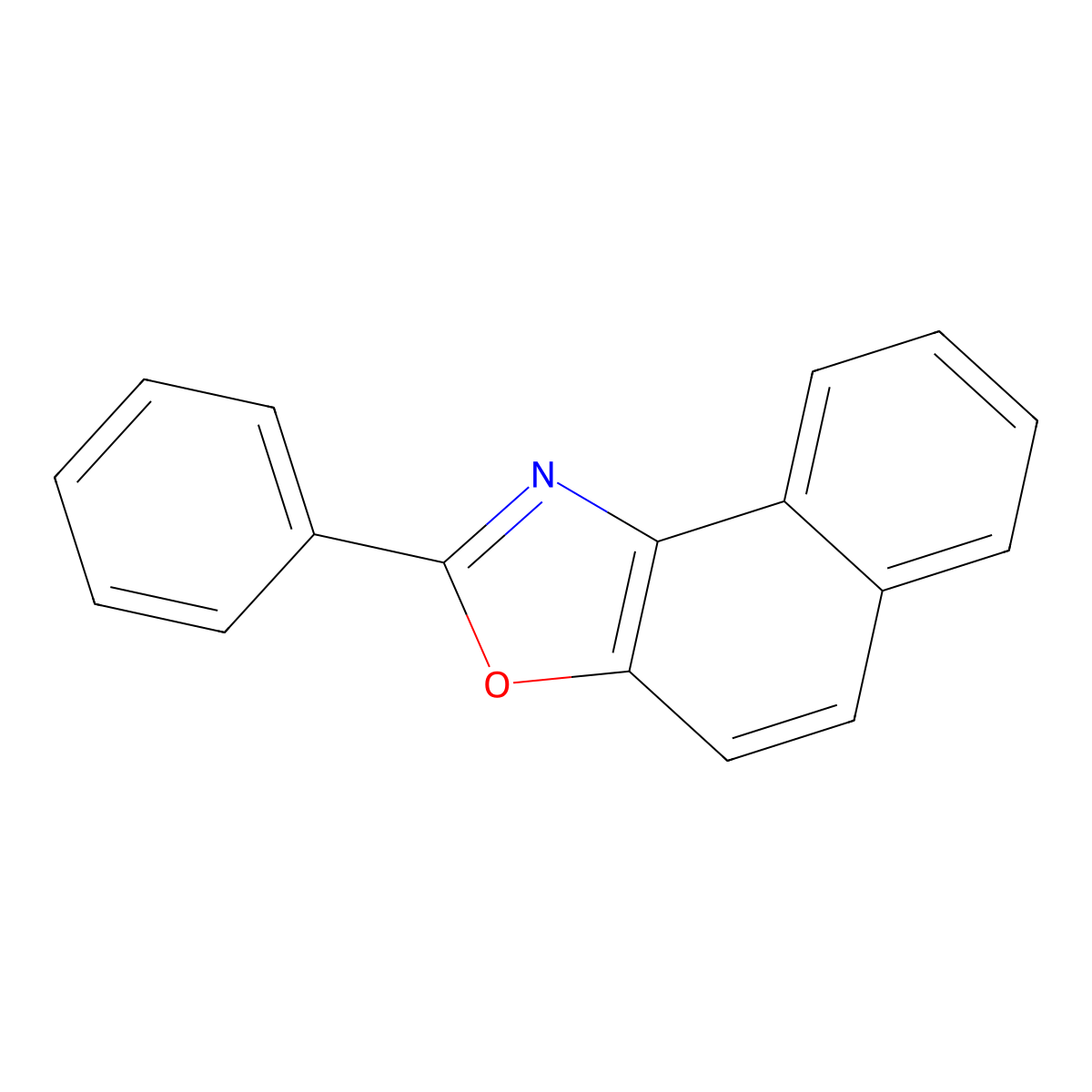 Naphth[1,2-d]oxazole, 2-phenyl- molecular structure, CAS 3574-02-5