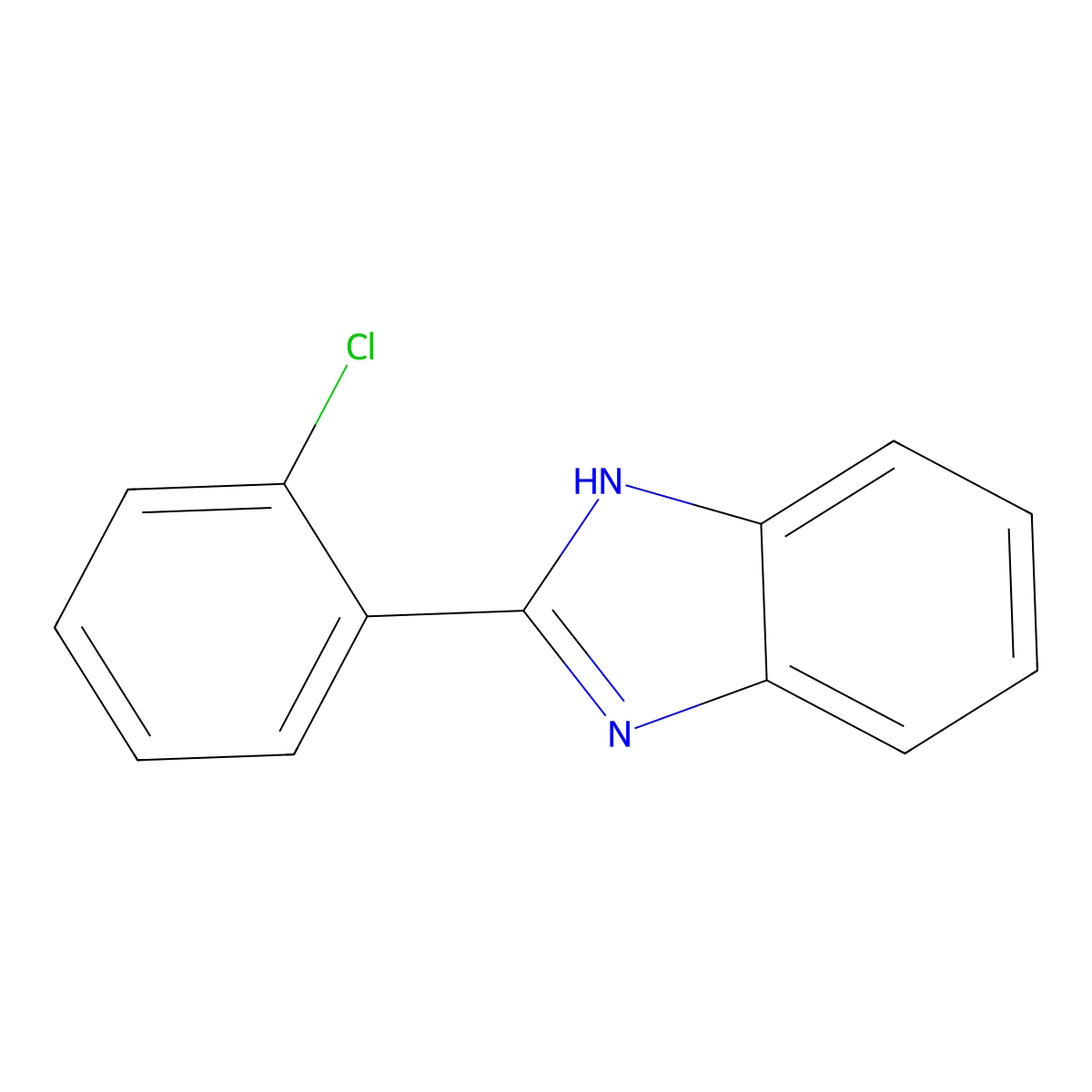 Chlorfenazole molecular structure, CAS 3574-96-7